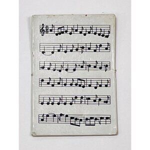 VTG 1985 MATTEL Barbie & The Rockers Miniature Cardboard SHEET MUSIC Dollhouse